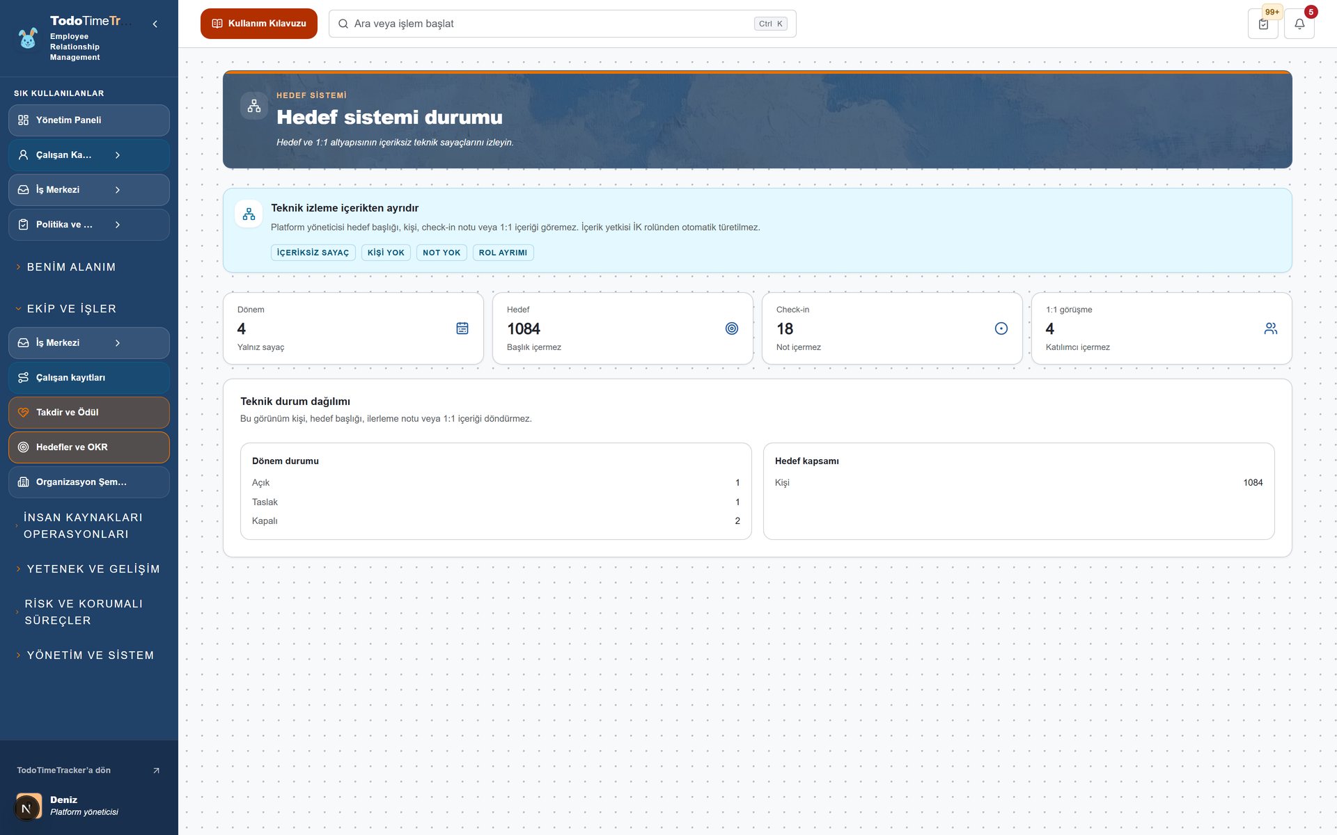 objectives ekran goruntusu
